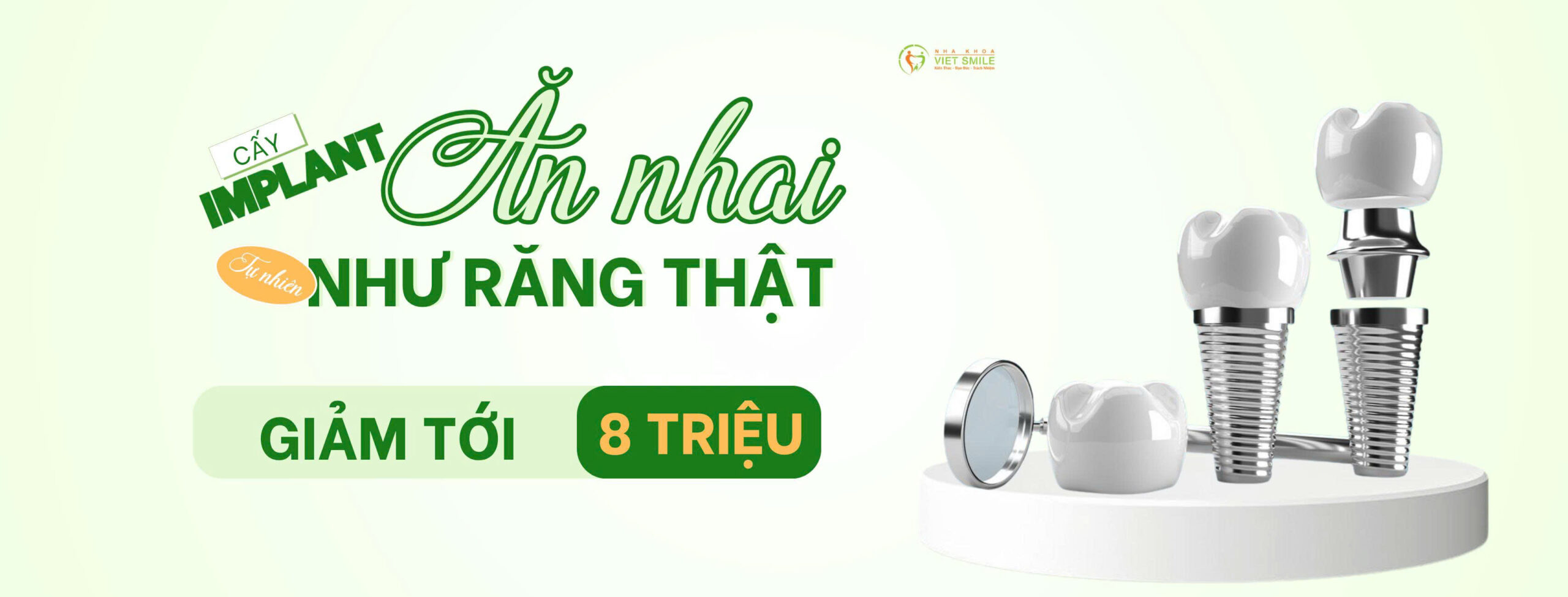 UƯ ĐÃI TRỒNG RĂNG IMPLANT THÁNG 5